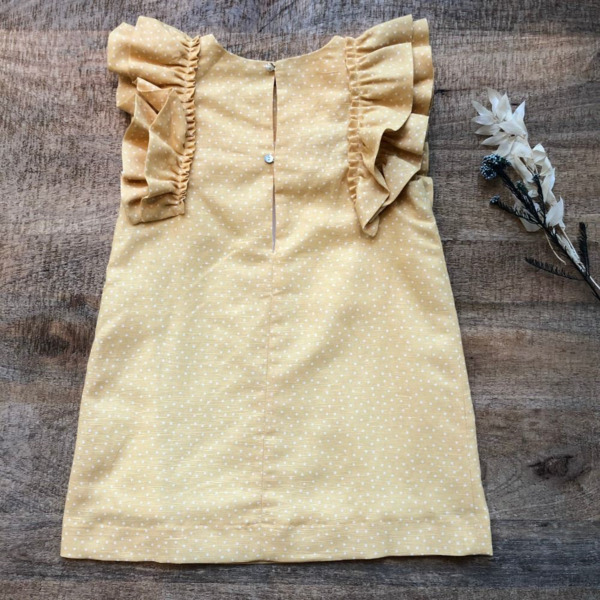 Vestido Caléndula Amarillo. (2)