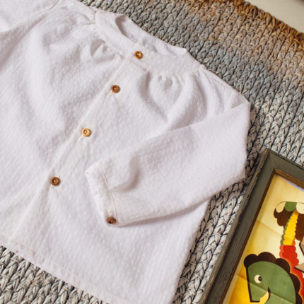 Camisa Maho Vichy Blanco.