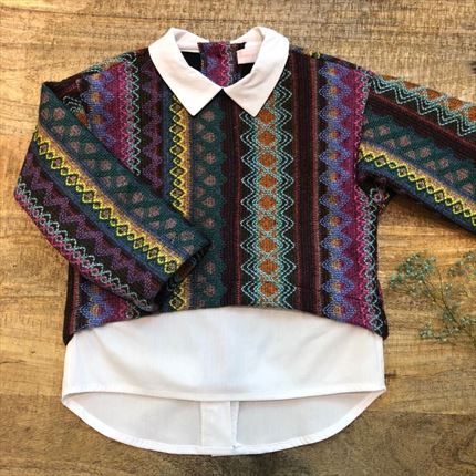 Jersey Étnico Con Blusa.