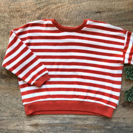 Sudadera Rayas Rojas.