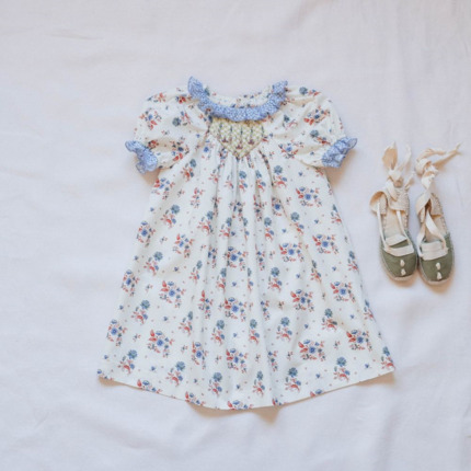 Vestido Nidos Bordado Cantina.