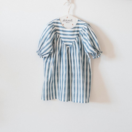Vestido Raya Marino.